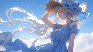 治愈天空之境少女