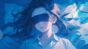 休息中的美少女