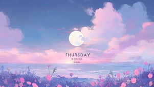 海边日落
