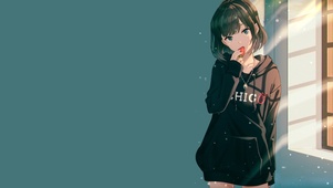 窗前女孩