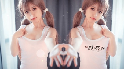 4K性感双马尾美女