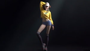 棒球帽女孩