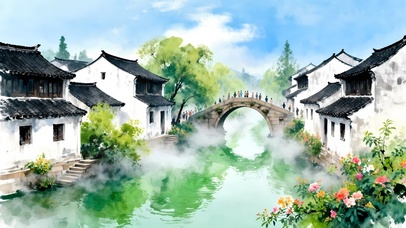 水墨江南