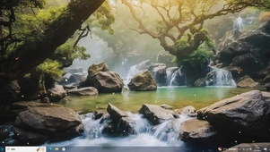 森林小河壁纸-桌面主题