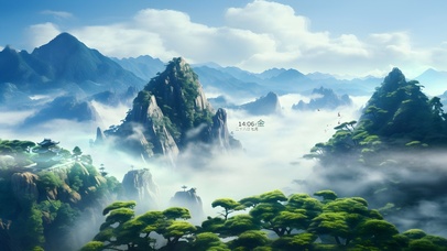 唯美古韵森林 护眼