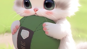 4K可爱猫咪天天开心互动壁纸