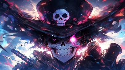 恐怖骷髅版路飞