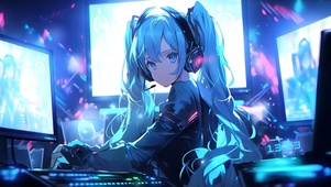 电竟赛博朋克初音