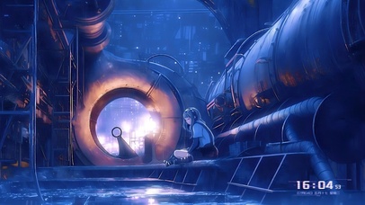 雨天角落伤心的少女