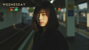 地铁站氛围美女