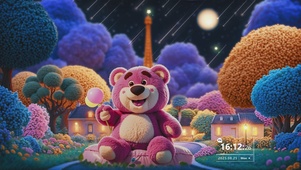玩偶夜游流星童话镇