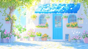 午后阳光花店