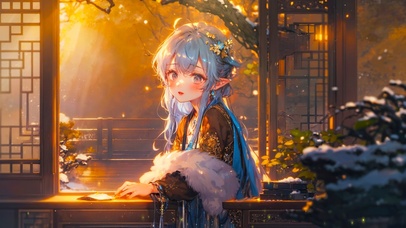 阳光午后小精灵