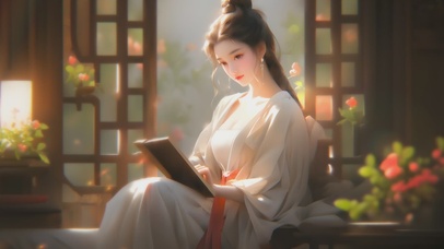 唯美治愈国风美女