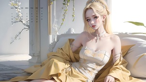 金发美女