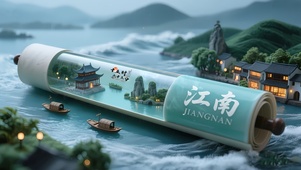 烟雨入江南