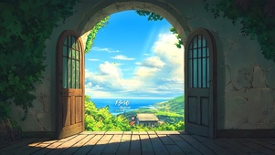 窗外的海