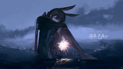 4K唯美伤感女孩