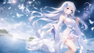 4K趟水的少女