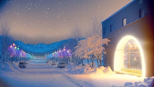 冬季雪