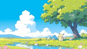  清新草地