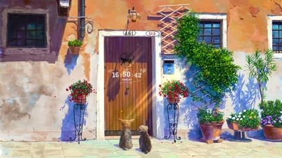 4K唯美治愈日系复古春意花房