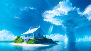 4k海岛小屋