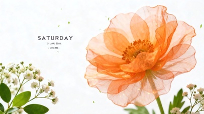 简约小清新绿植桌面