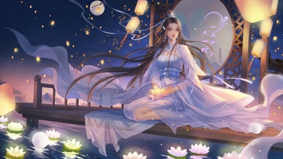 4K唯美古风女神