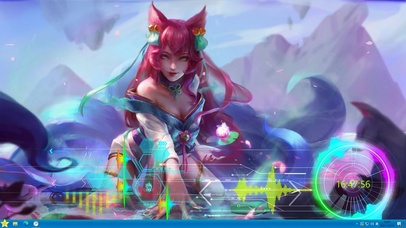 阿狸可视化主题壁纸