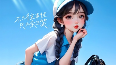 元气少女美女兰朵朵青春活力01