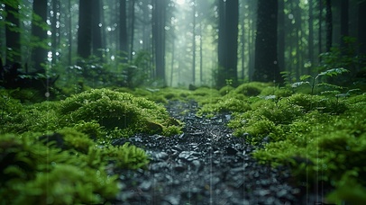 林中细雨