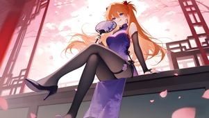 明日香-黑丝旗袍