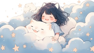 棉花糖狗狗