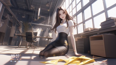 她的容貌如同冬日阳光