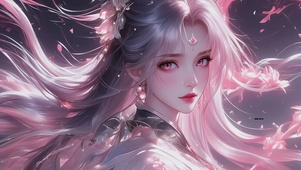 治愈古风繁花美女