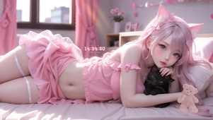 可爱短裙女孩