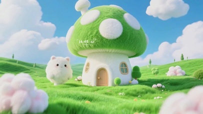可爱蘑菇小屋