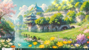 花开灿烂