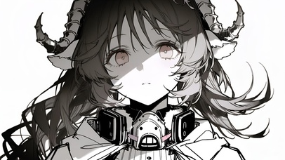 黑白系少女-艾雅法拉