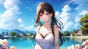 夏日性感女孩