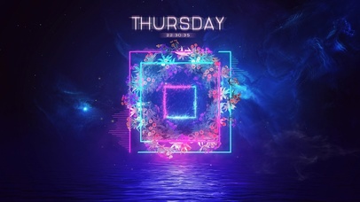 唯美梦幻霓虹灯