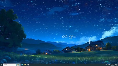 漫天繁星的夜晚