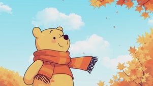 小熊赏秋