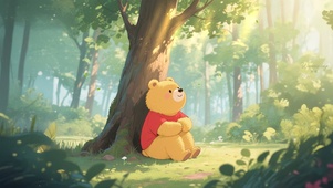 唯美森林小熊