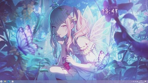 梦幻蝴蝶少女主题