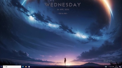 4k夕阳和星空极光夜色