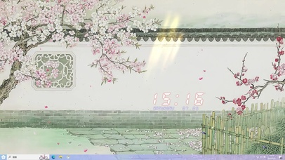 庭院春深-桌面主题