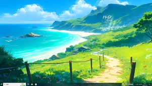 唯美盛夏海滩