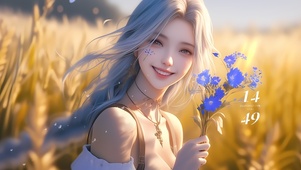 秋收季节的金克斯